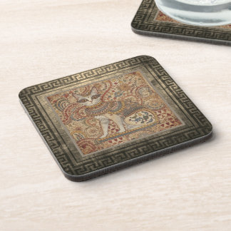 Vintage,Cat Motif Art, Ancient Greece Style  Bever Coaster