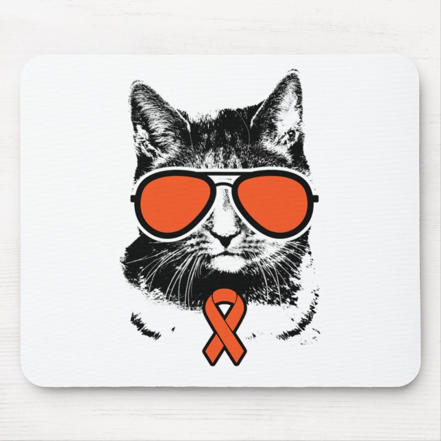Vintage Cat Rsd Crps Awareness  Mouse Pad (Front)