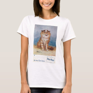 Vintage Cat Show Postcard Louis Wain Illustration  T-Shirt