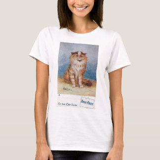 Vintage Cat Show Postcard Louis Wain Illustration T-Shirt