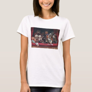 Vintage Cat Show Postcard Louis Wain Illustration  T-Shirt