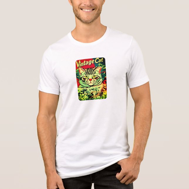 VINTAGE CAT Tri-Blend SHIRT (Front)