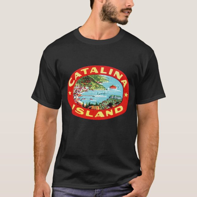 Vintage Catalina Island California T-Shirt (Front)
