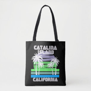 Vintage Catalina Island California Tote Bag