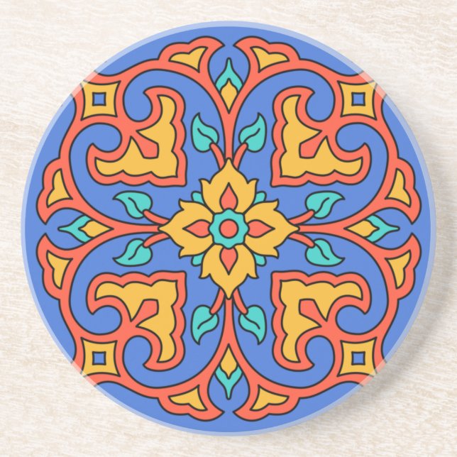Vintage Catalina Island Tile Coaster (Front)