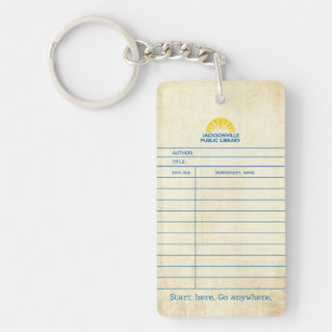 Vintage Catalogue Card Keychain