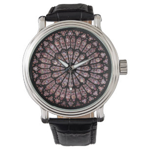 Vintage Cathedral Stained Glass Window Watch