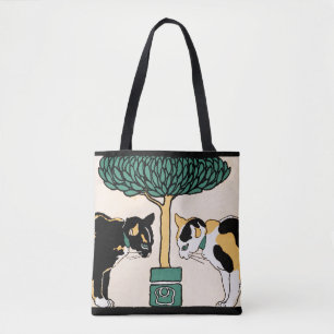 Vintage Cats by Edward Penfield  Tote Bag