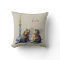 Vintage Cats Personalized Christmas Pillow