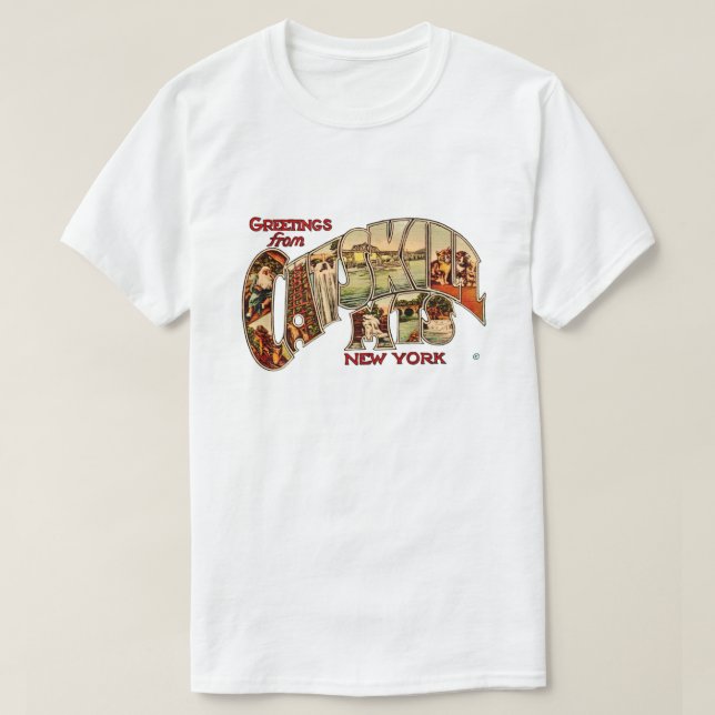 Vintage Catskill Mtns T-Shirt (Design Front)