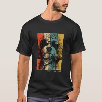 Vintage Cavachon Dog Mom Dad Kids Men Women T-Shirt