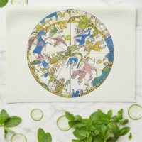Vintage Celestial, Arabic Sphere, Constellations