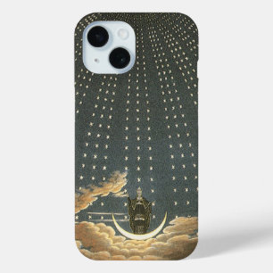 Vintage Celestial Astronomy, Queen of the Night iPhone 15 Case