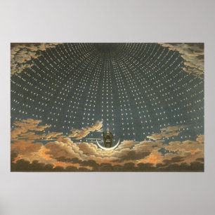 Vintage Celestial Astronomy, Queen of the Night Poster