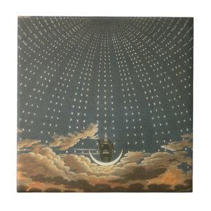 Vintage Celestial Astronomy, Queen of the Night Tile