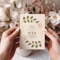 Vintage Celestial Botanical 1st Birthday