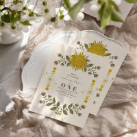 Vintage Celestial Botanical 1st Birthday