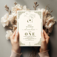 Vintage Celestial Botanical 1st Birthday