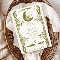 Vintage Celestial Botanical Baby Shower