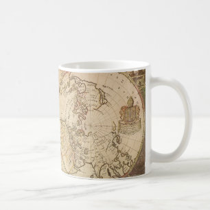 Vintage Celestial Planisphere Map by Joseph Moxon Coffee Mug