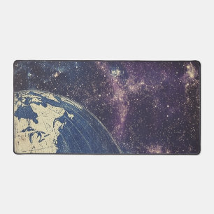 Vintage Celestial World Map (1) Desk Mat