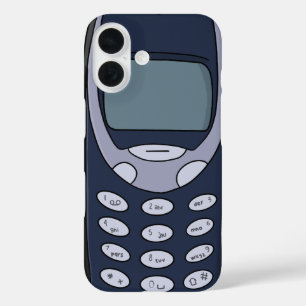Vintage Cell Phone iPhone 16 Case