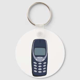 Vintage Cell Phone Keychain