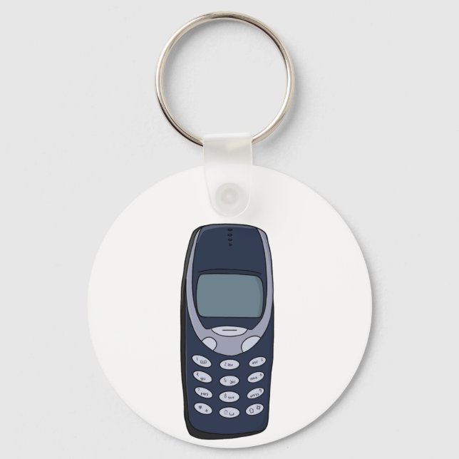 Vintage Cell Phone Keychain (Front)