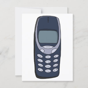 Vintage Cell Phone Postcard