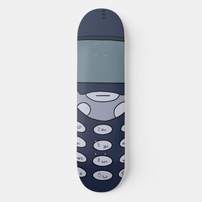 Vintage Cell Phone Skateboard (Front)