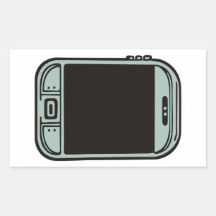 vintage cellphone sticker