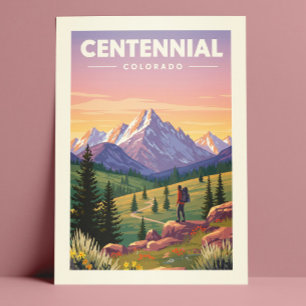 Vintage Centennial Colorado Postcard