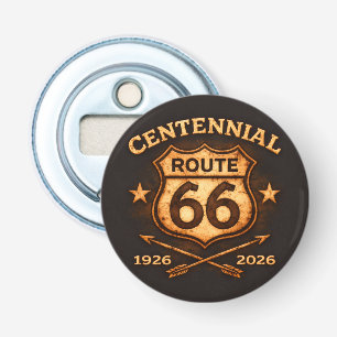 Vintage Centennial Route 66 Keepsake Bottle Opener