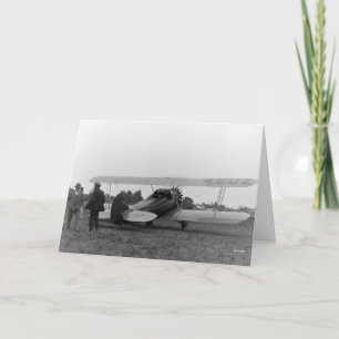 Vintage Cessna 1920's Airplane Card