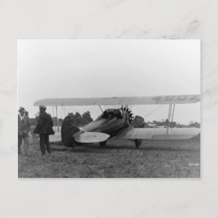 Vintage Cessna 1920's Airplane Postcard