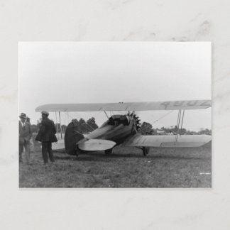 Vintage Cessna 1920's Airplane Postcard