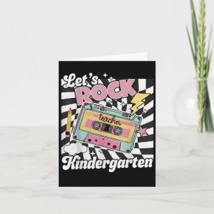 Vintage Cette Tape Kindergarten Teacher Back To Sc Card