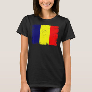 Vintage Chad Flag Chadian Independence Day T-Shirt