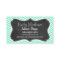 Vintage Chalkboard; Aquamarine Chevron; zig zag