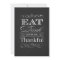 Vintage Chalkboard Classic Thanksgiving Dinner