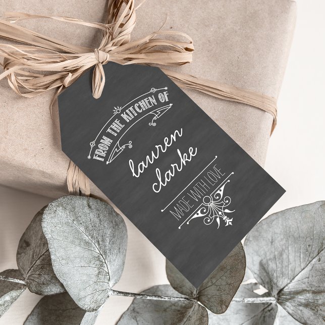 Vintage Chalkboard Food Gift Tags (Creator Uploaded)