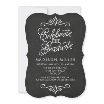 Vintage Chalkboard | Graduation Party Invitation