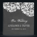 Vintage Chalkboard Hydrangeas Wedding Binder<br><div class="desc"></div>