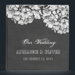 Vintage Chalkboard Hydrangeas Wedding Binder<br><div class="desc"></div>