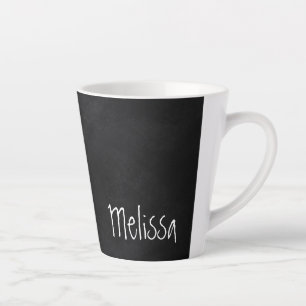 Vintage Chalkboard Personalized Latte Mug