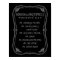 Vintage Chalkboard Wedding Day of Schedule