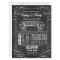 Vintage Chalkboard Wedding Invitation