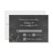 Vintage Chalkboard Wedding RSVP Card