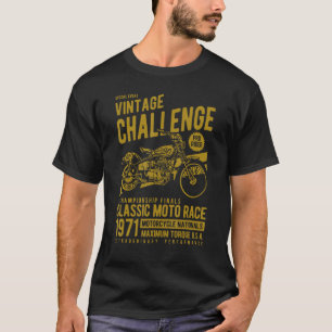 Vintage Challenge Motorcycle Race Retro Design_2 T-Shirt