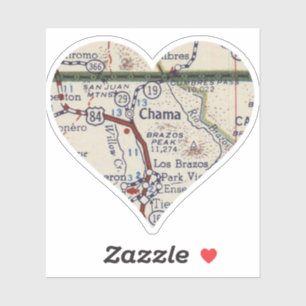 Vintage Chama Map